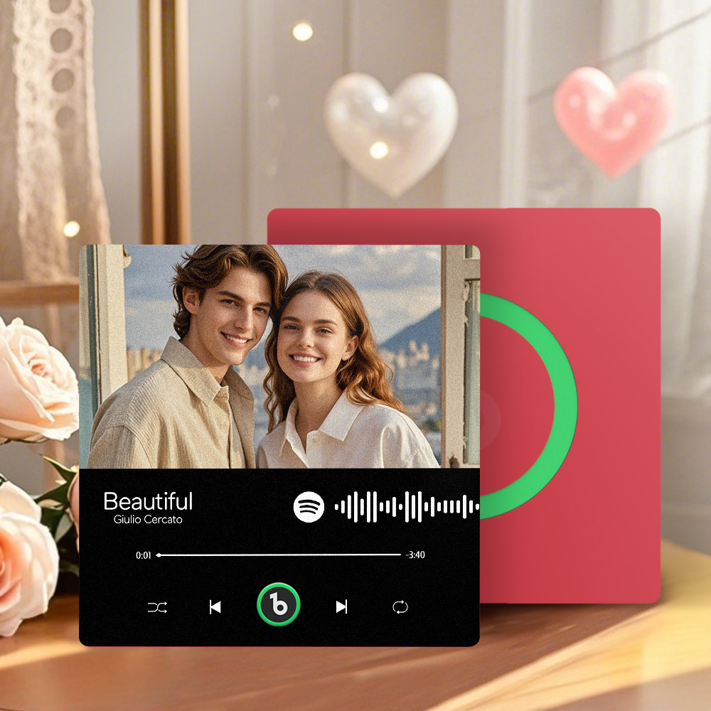 Aimant De Réfrigérateur Personnalisé Avec Musique Et Photo Fridgebeats Pro Prend En Charge La Connectivité Bluetooth - Fridgebeatsfr