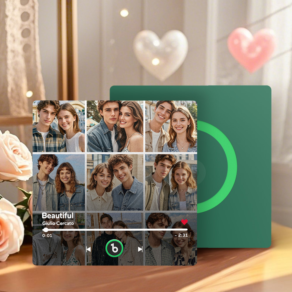 Aimant De Réfrigérateur Personnalisé Avec Musique Et Photo Fridgebeats Pro Prend En Charge La Connectivité Bluetooth - Fridgebeatsfr