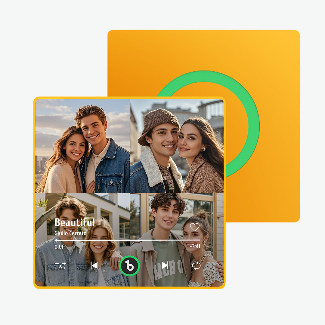 Aimant De Réfrigérateur Personnalisé Avec Musique Et Photo Fridgebeats Pro Prend En Charge La Connectivité Bluetooth - Fridgebeatsfr