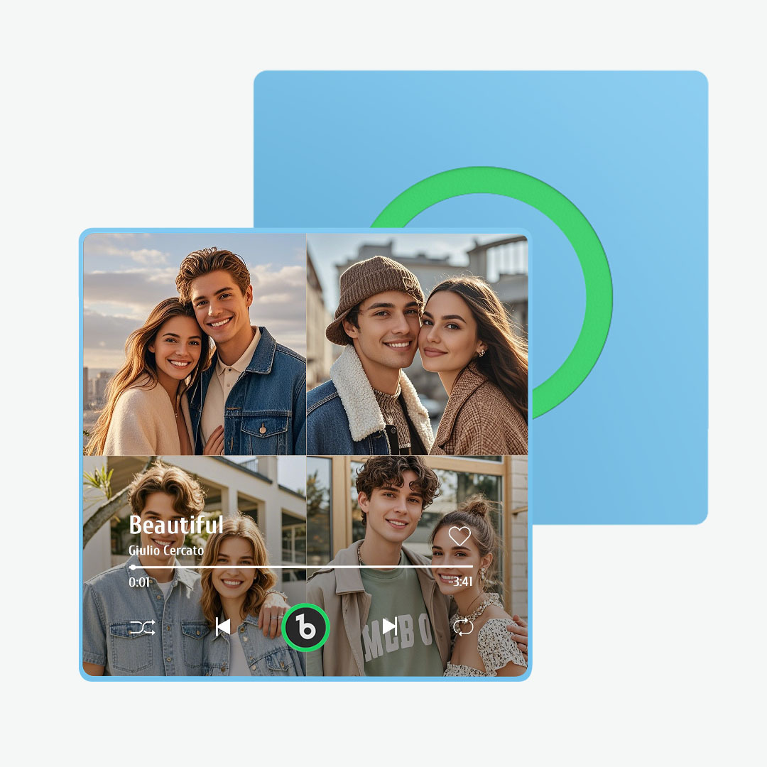 Aimant De Réfrigérateur Personnalisé Avec Musique Et Photo Fridgebeats Pro Prend En Charge La Connectivité Bluetooth - Fridgebeatsfr