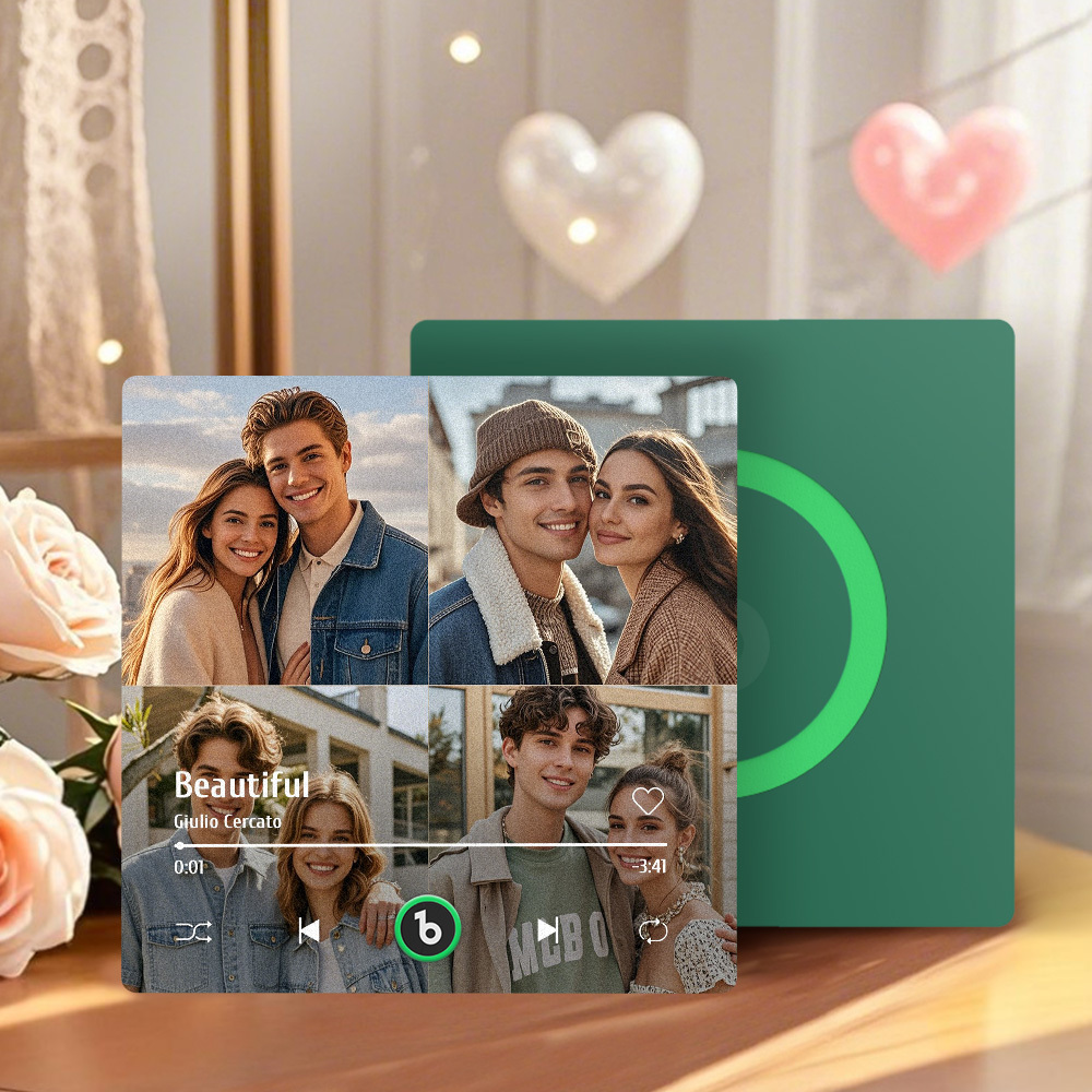 Aimant De Réfrigérateur Personnalisé Avec Musique Et Photo Fridgebeats Pro Prend En Charge La Connectivité Bluetooth - Fridgebeatsfr