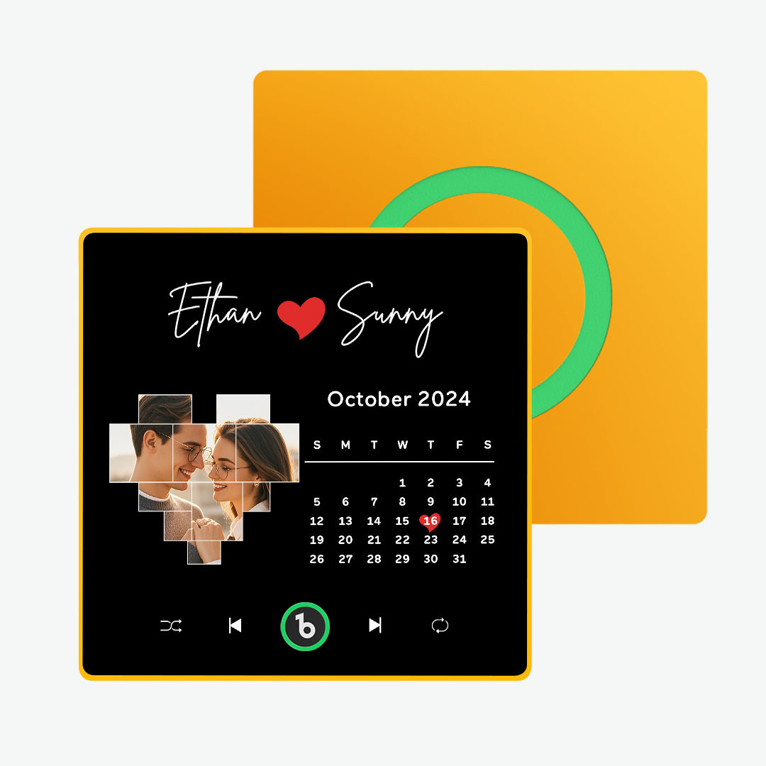 Aimant De Réfrigérateur Personnalisé Musique, Photos Et Calendrier Fridgebeats Pro Prend En Charge La Connectivité Bluetooth - Fridgebeatsfr