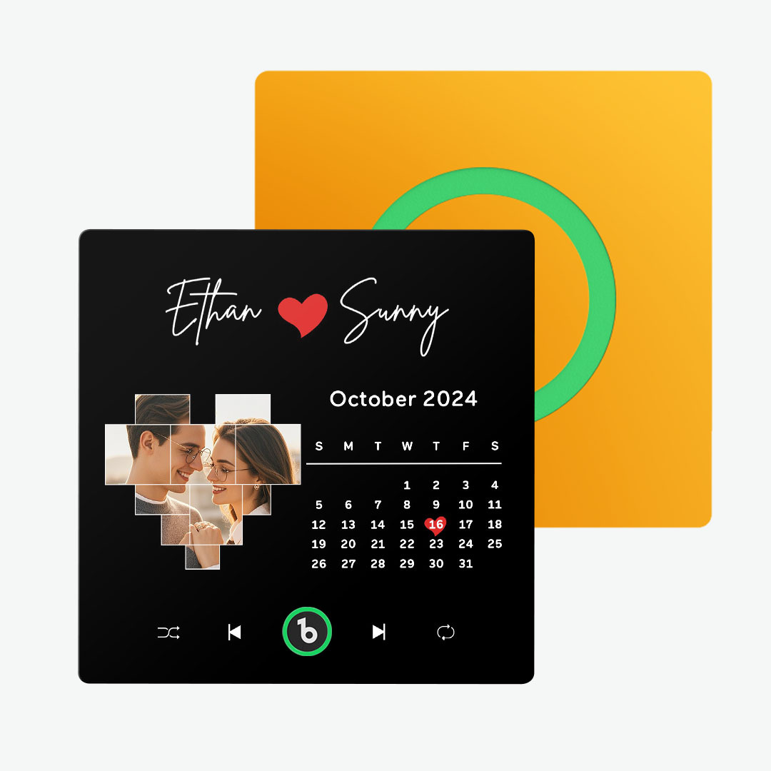 Aimant De Réfrigérateur Personnalisé Musique, Photos Et Calendrier Fridgebeats Pro Prend En Charge La Connectivité Bluetooth - Fridgebeatsfr