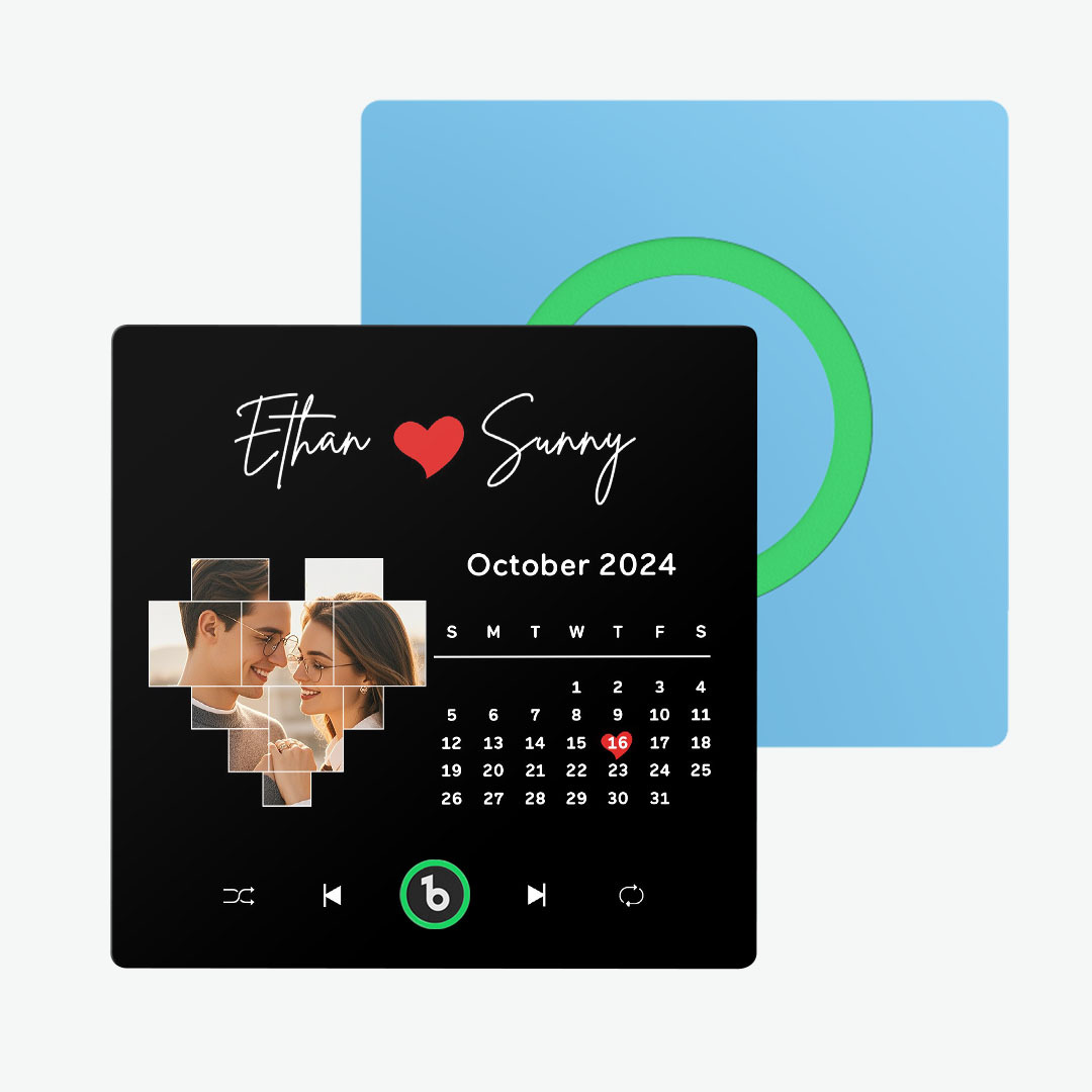 Aimant De Réfrigérateur Personnalisé Musique, Photos Et Calendrier Fridgebeats Pro Prend En Charge La Connectivité Bluetooth - Fridgebeatsfr
