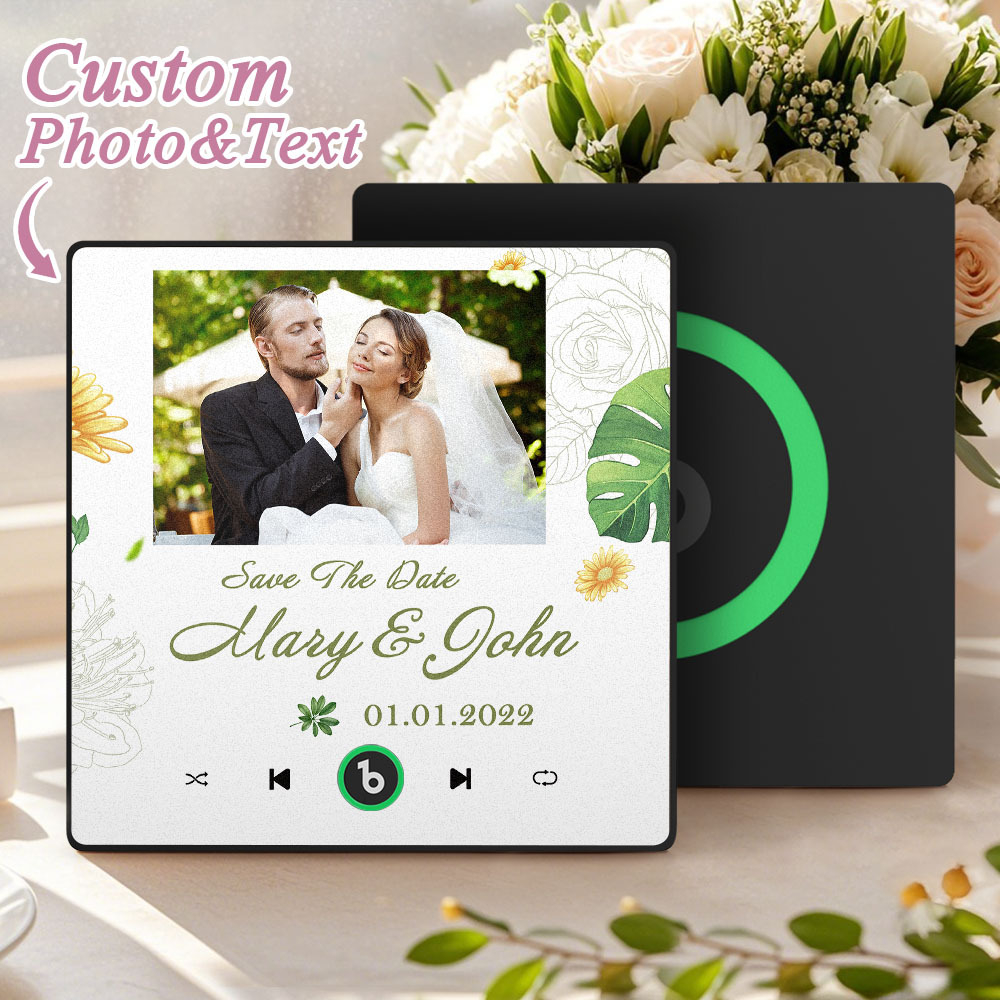 Photo en Magnet | Cadeaux de Mariage Personnalisés -FridgebeatsFR