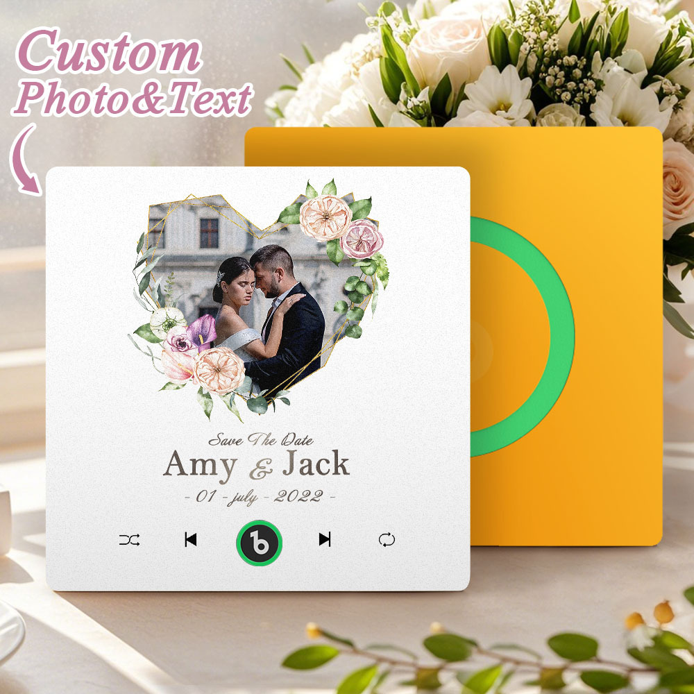 Aimant De Réfrigérateur Personnalisé Avec Musique Et Photo Fridgebeats Pro Prend En Charge La Connectivité Bluetooth - Fridgebeatsfr
