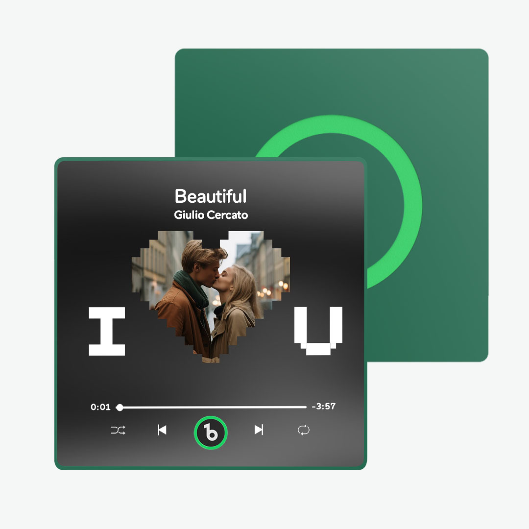 Aimant De Réfrigérateur Personnalisé Avec Musique Et Photo Fridgebeats Pro Prend En Charge La Connectivité Bluetooth - Fridgebeatsfr