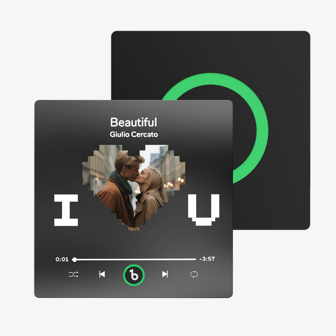 Aimant De Réfrigérateur Personnalisé Avec Musique Et Photo Fridgebeats Pro Prend En Charge La Connectivité Bluetooth - Fridgebeatsfr