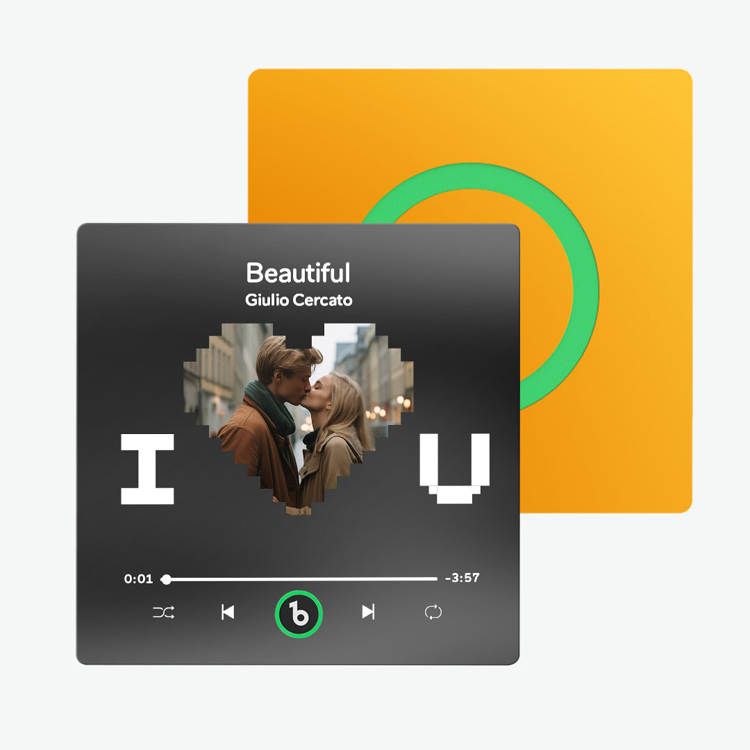 Aimant De Réfrigérateur Personnalisé Avec Musique Et Photo Fridgebeats Pro Prend En Charge La Connectivité Bluetooth - Fridgebeatsfr