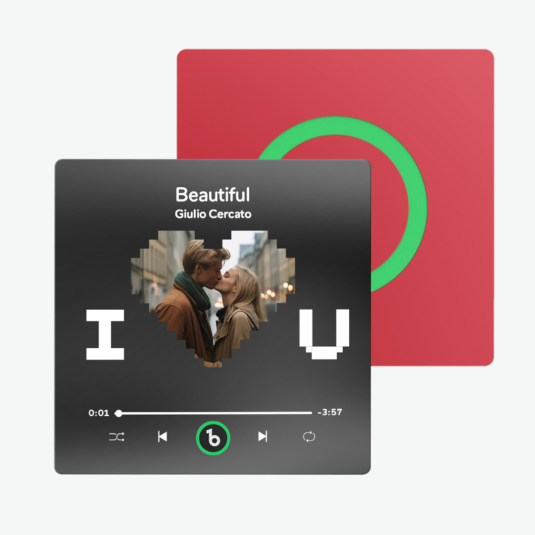Aimant De Réfrigérateur Personnalisé Avec Musique Et Photo Fridgebeats Pro Prend En Charge La Connectivité Bluetooth - Fridgebeatsfr