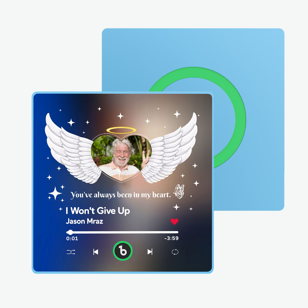 Aimant De Réfrigérateur Personnalisé Avec Musique Et Photo Fridgebeats Pro Prend En Charge La Connectivité Bluetooth - Fridgebeatsfr