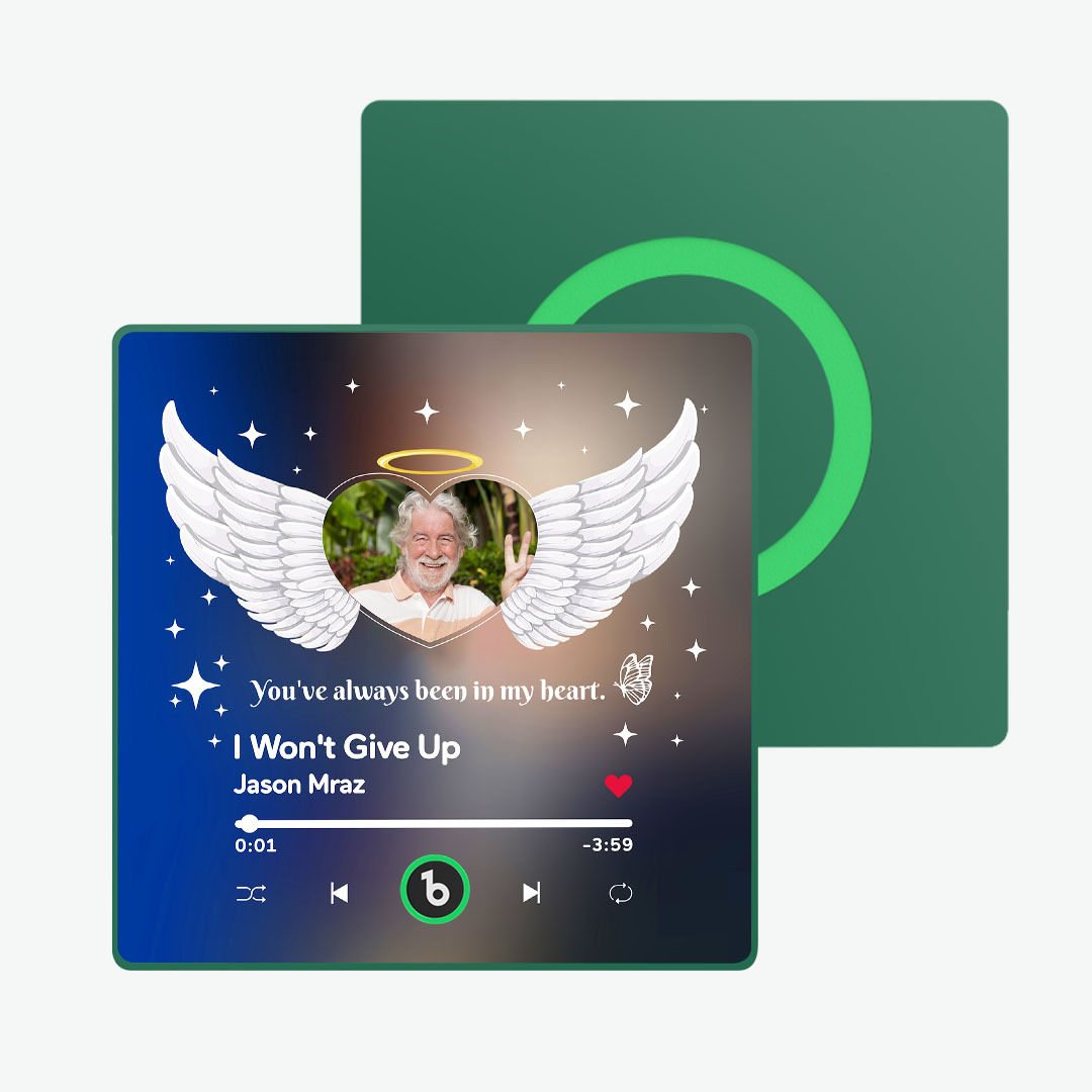 Aimant De Réfrigérateur Personnalisé Avec Musique Et Photo Fridgebeats Pro Prend En Charge La Connectivité Bluetooth - Fridgebeatsfr