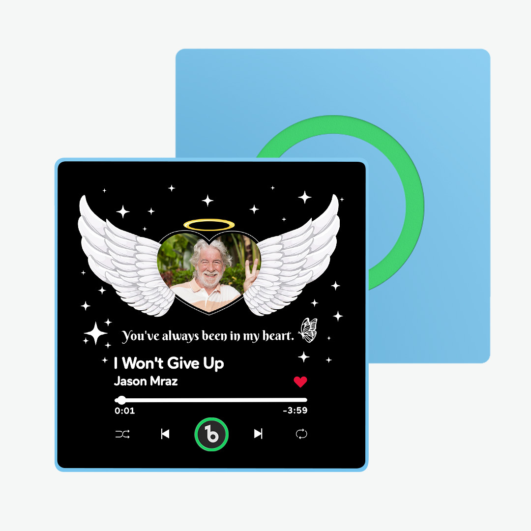 Aimant De Réfrigérateur Personnalisé Avec Musique Et Photo Fridgebeats Pro Prend En Charge La Connectivité Bluetooth - Fridgebeatsfr
