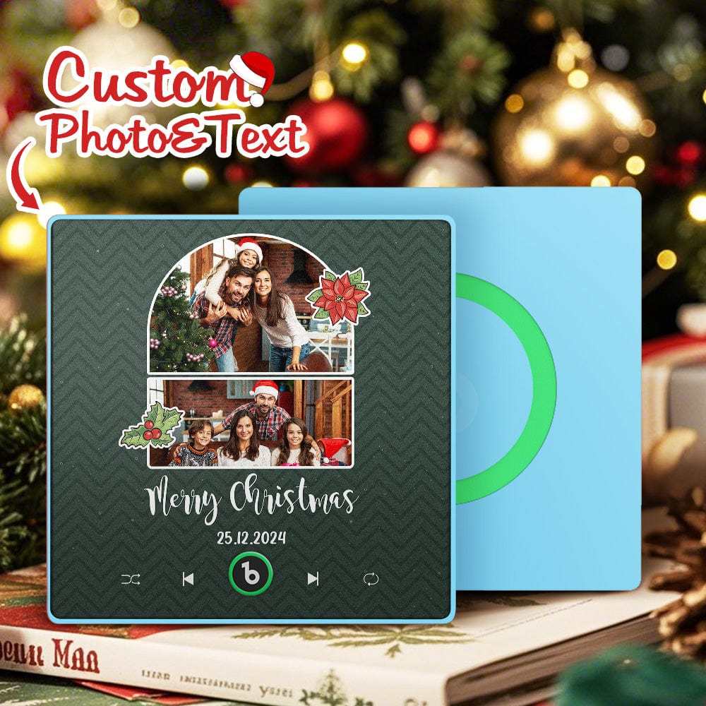 Aimant De Réfrigérateur De Musique Personnalisé, Photo Personnalisée, Aimant De Réfrigérateur Coloré, Cadeau De Noël Créatif - Fridgebeatsfr