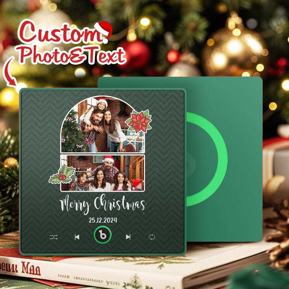 Aimant De Réfrigérateur De Musique Personnalisé, Photo Personnalisée, Aimant De Réfrigérateur Coloré, Cadeau De Noël Créatif - Fridgebeatsfr