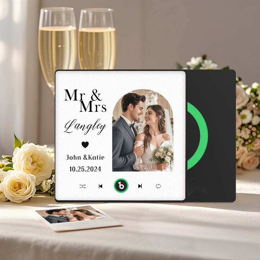 Magnet Photo Frigo | Cadeaux de Mariage Personnalisés - FridgebeatsFR