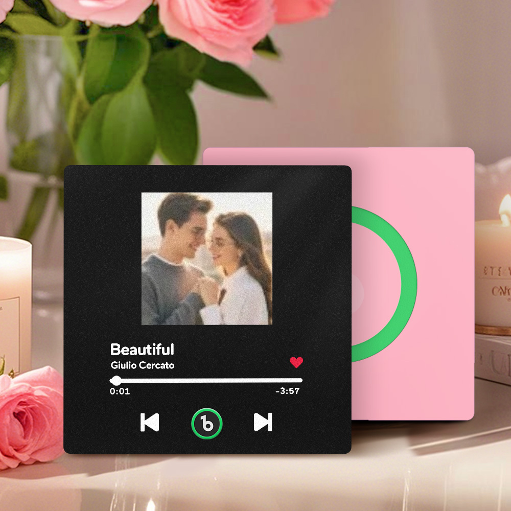 Aimant De Réfrigérateur Personnalisé Avec Musique Et Photo Fridgebeats Pro Prend En Charge La Connectivité Bluetooth - Fridgebeatsfr