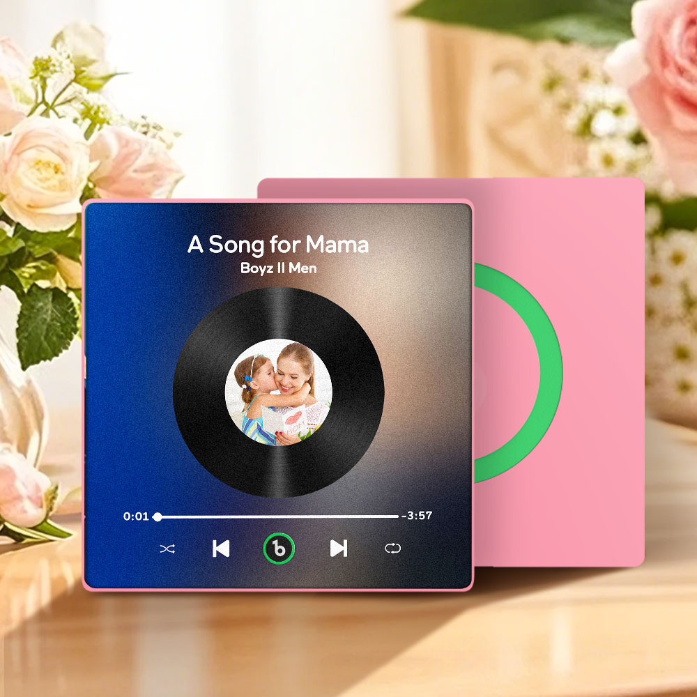 Aimants De Réfrigérateur Personnalisés, Musique Et Photo, Cadeaux De Fête Des Mères Pour Maman - Fridgebeatsfr