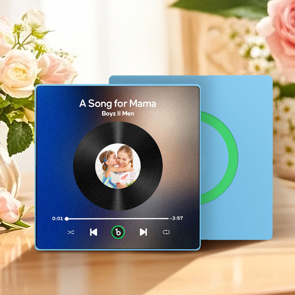 Aimants De Réfrigérateur Personnalisés, Musique Et Photo, Cadeaux De Fête Des Mères Pour Maman - Fridgebeatsfr