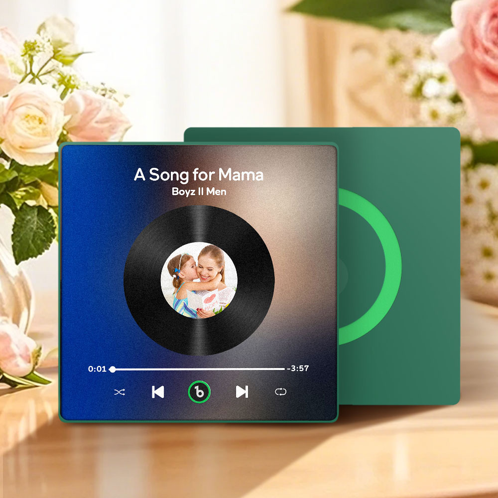 Aimants De Réfrigérateur Personnalisés, Musique Et Photo, Cadeaux De Fête Des Mères Pour Maman - Fridgebeatsfr