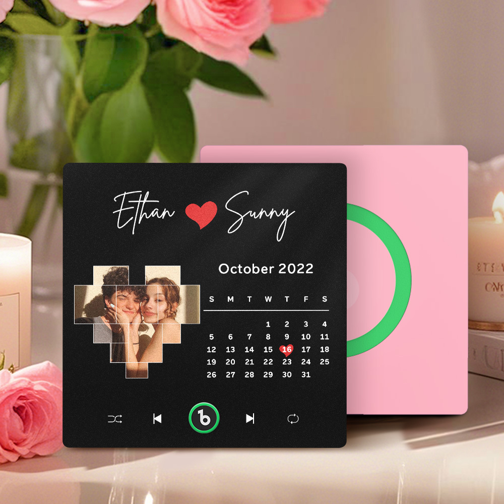 Aimant De Réfrigérateur Personnalisé Musique, Photos Et Calendrier Fridgebeats Pro Prend En Charge La Connectivité Bluetooth
