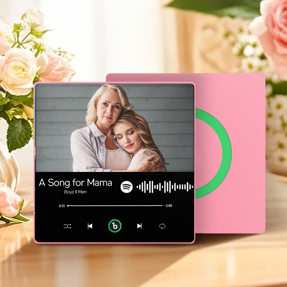 Aimant De Réfrigérateur Musical Personnalisé Qui Joue Des Cadeaux De Fête Des Mères Pour Maman Plusieurs Couleurs - Fridgebeatsfr