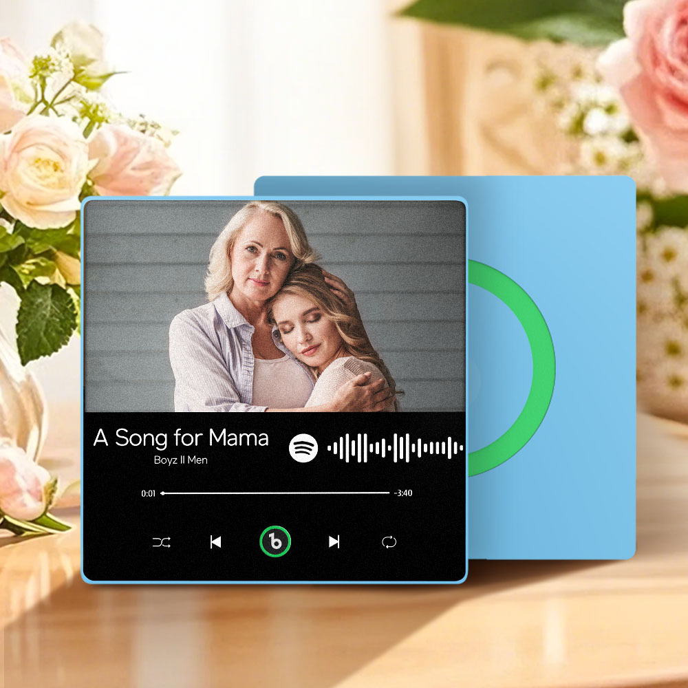 Aimant De Réfrigérateur Musical Personnalisé Qui Joue Des Cadeaux De Fête Des Mères Pour Maman Plusieurs Couleurs - Fridgebeatsfr