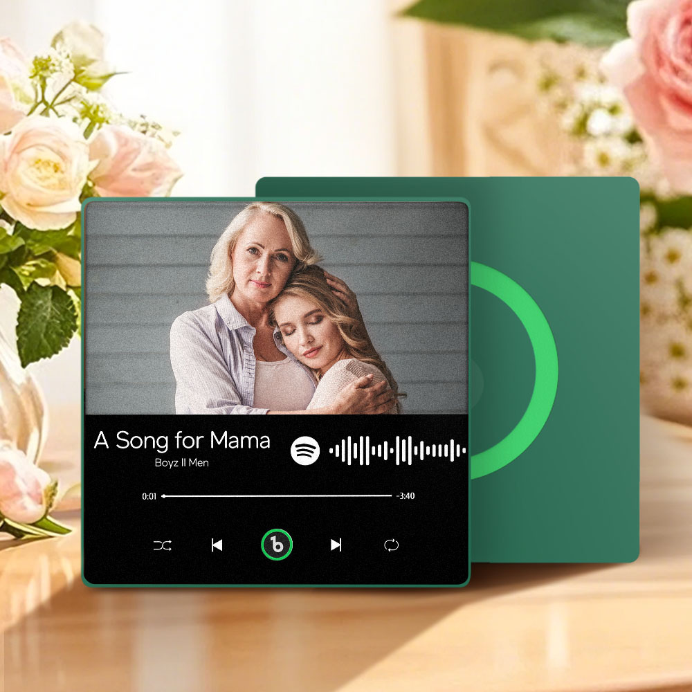 Aimant De Réfrigérateur Musical Personnalisé Qui Joue Des Cadeaux De Fête Des Mères Pour Maman Plusieurs Couleurs - Fridgebeatsfr