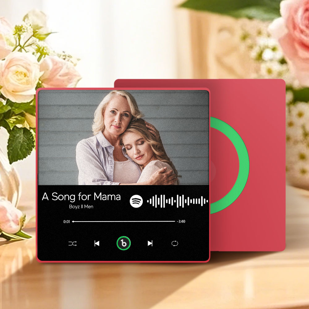 Aimant De Réfrigérateur Musical Personnalisé Qui Joue Des Cadeaux De Fête Des Mères Pour Maman Plusieurs Couleurs - Fridgebeatsfr