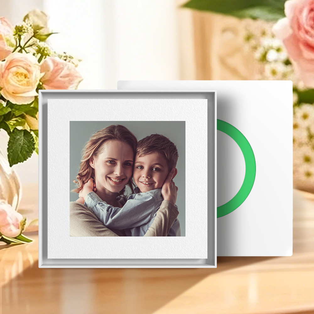 Nouvel Aimant Photo Personnalisé Pour Réfrigérateur (version 5.0) Avec Jusqu'à 6 Chansons. Cadeau De Fête Des Mères Pour Maman. - Fridgebeatsfr