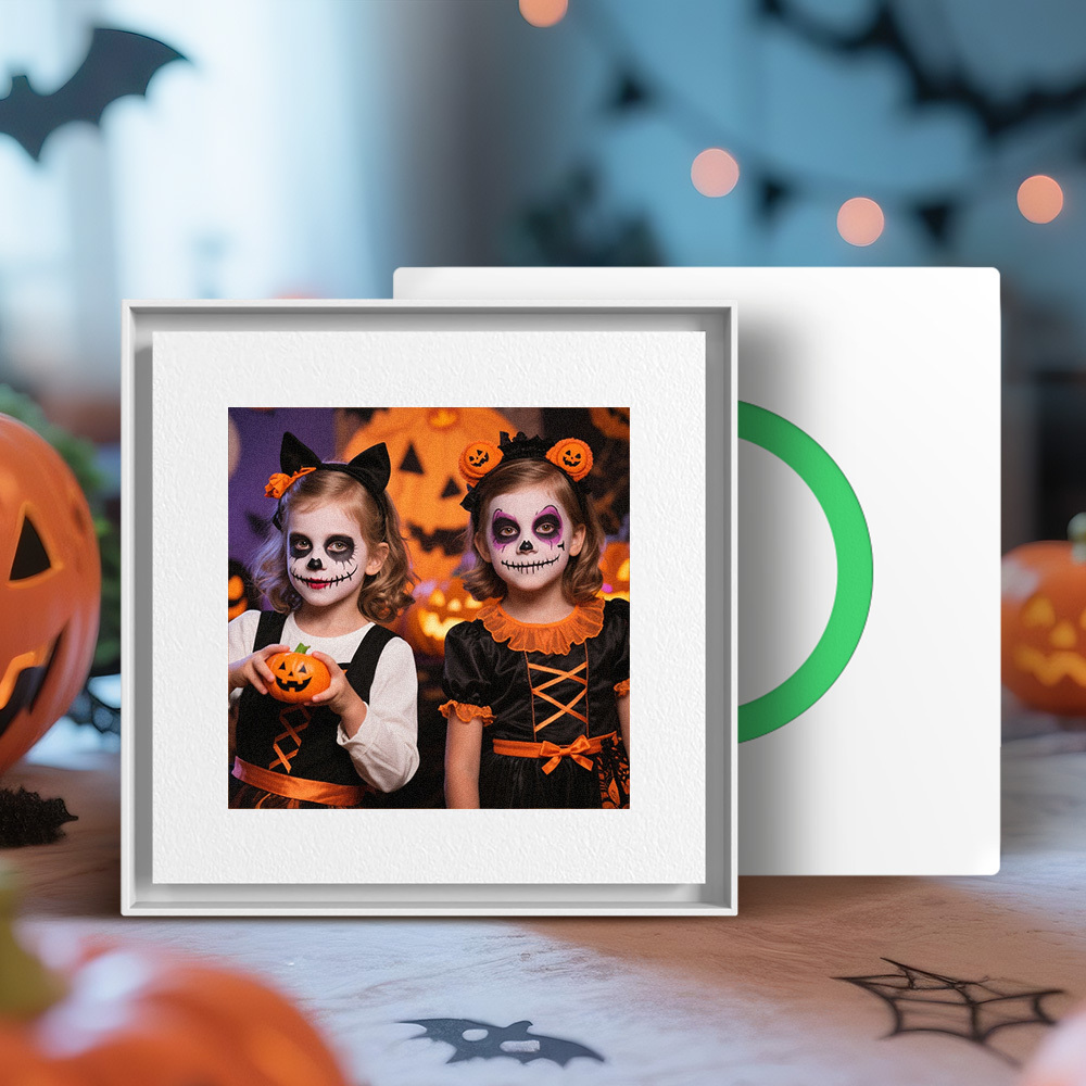 Aimant De Réfrigérateur Personnalisé Avec Musique Et Photo, Personnalisable Avec 1 À 6 Cadres Et Chansons, Chanson Photo Personnalisée Pouvant Jouer De La Musique, Cadeaux D'halloween Pour Lui - Fridgebeatsfr