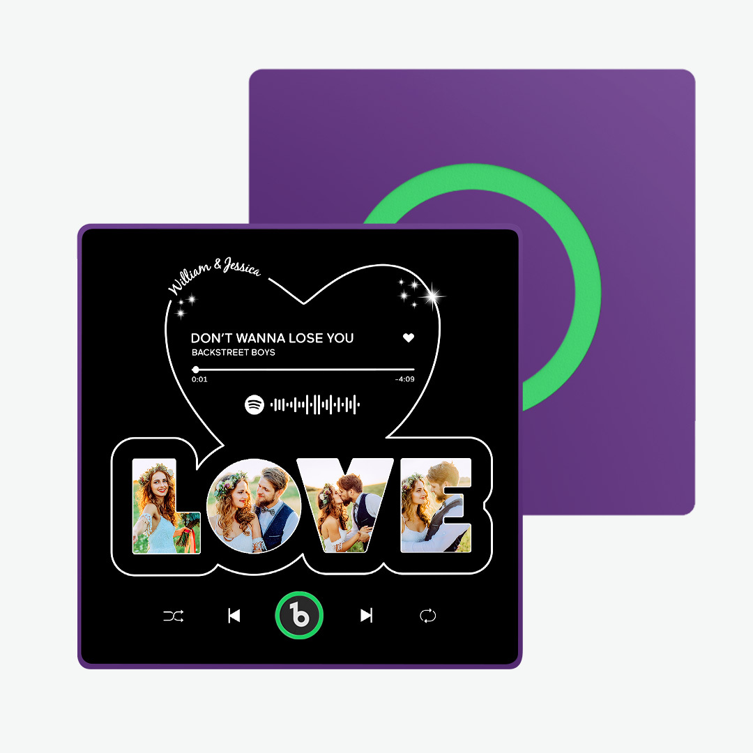 Aimants De Réfrigérateur Photo Et Musique Personnalisés Aimants De Réfrigérateur D'amour Personnalisés Cadeau Parfait Pour La Saint-valentin