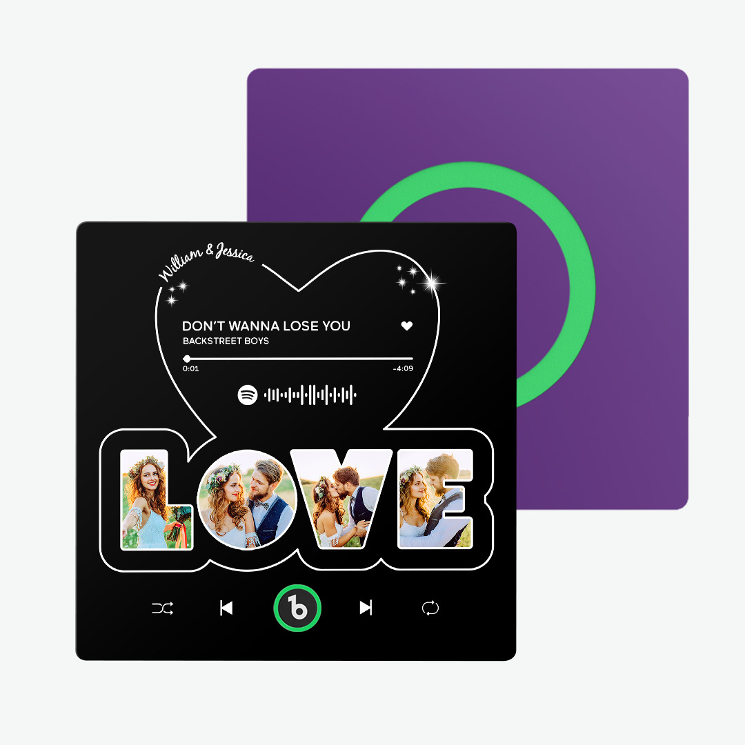 Aimants De Réfrigérateur Photo Et Musique Personnalisés Aimants De Réfrigérateur D'amour Personnalisés Cadeau Parfait Pour La Saint-valentin