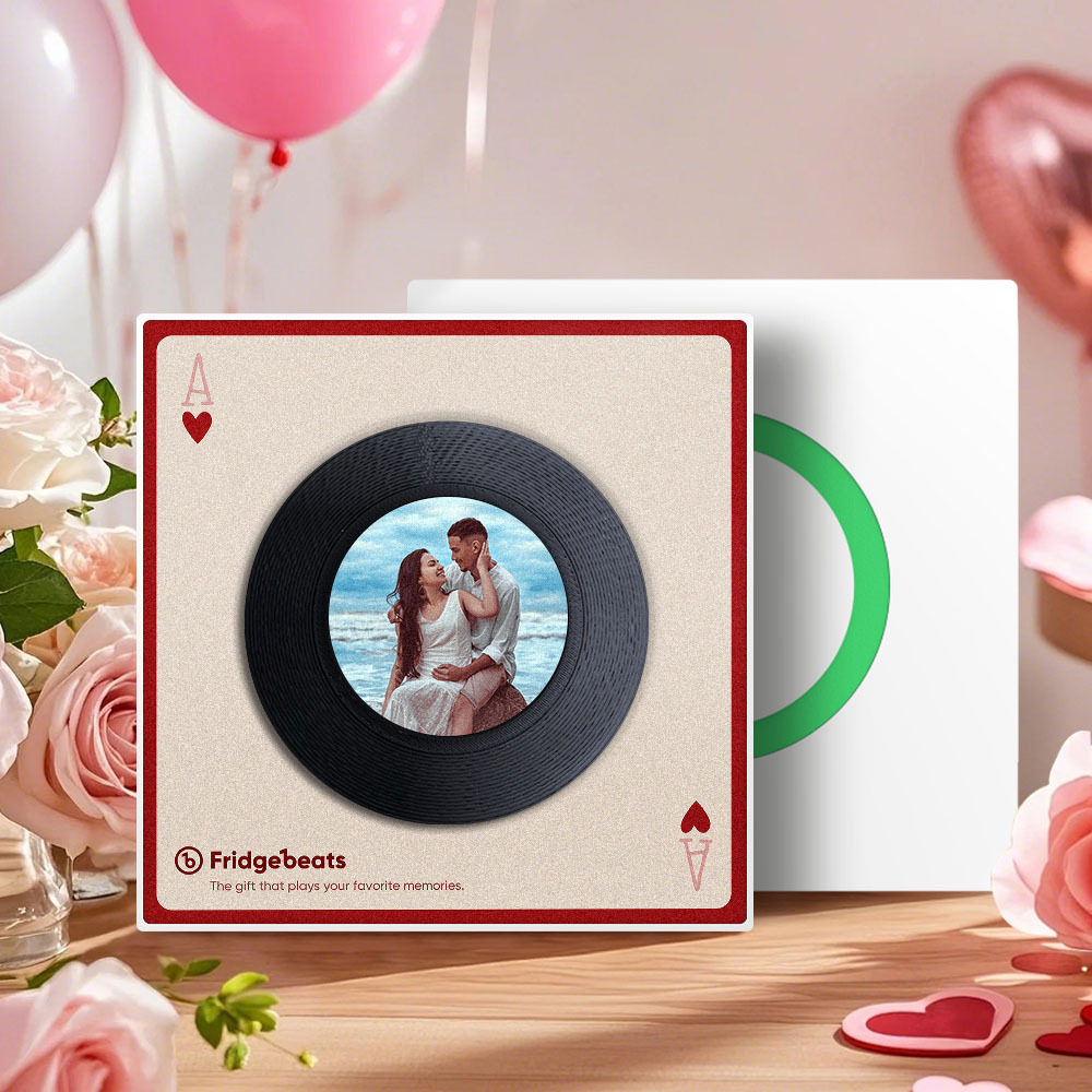 Aimant de réfrigérateur avec chanson personnalisée, avec photo, prend en charge les fonctionnalités NFC, cadeaux pour hommes, Festival mondial de football 2026 - Fridgebeatsfr