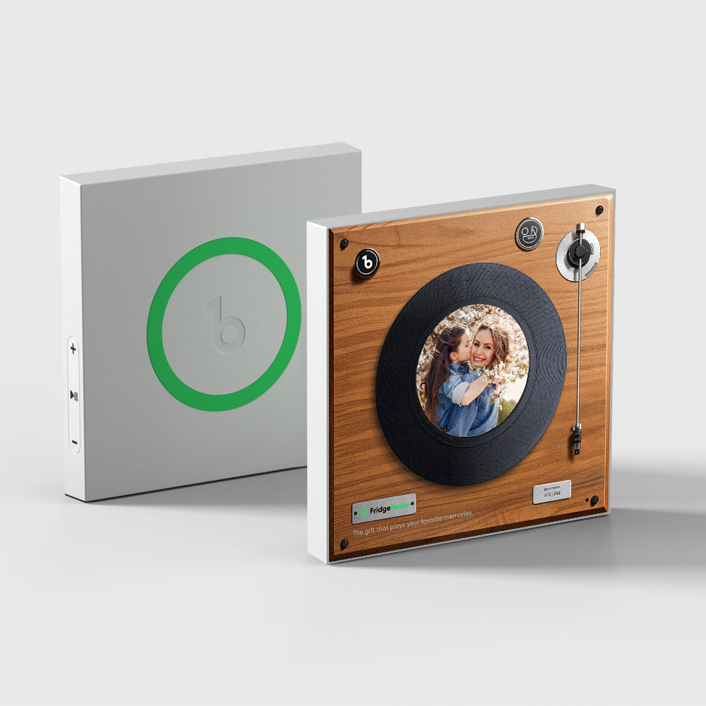 Aimant De Réfrigérateur Musical Personnalisé Amélioré Qui Joue Des Chansons, Cadeaux Pour Maman - Fridgebeatsfr