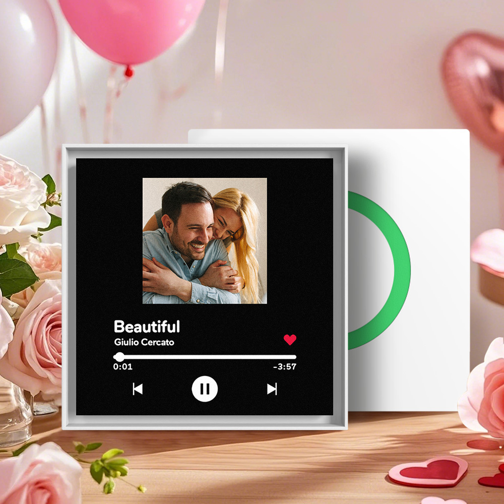Aimant De Réfrigérateur Musical Personnalisé, Nouvelle Mise À Niveau 5.0, Peut Lire Des Chansons Et Ajuster Le Volume, Prend En Charge 1 À 6 Chansons, Cadeaux D'anniversaire - Fridgebeatsfr