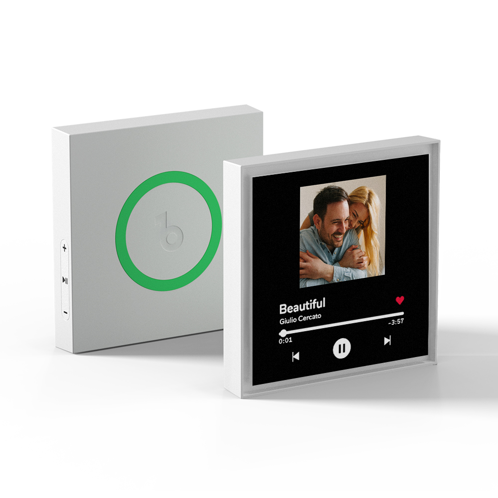 Aimant De Réfrigérateur Musical Personnalisé, Nouvelle Mise À Niveau 5.0, Peut Lire Des Chansons Et Ajuster Le Volume, Prend En Charge 1 À 6 Chansons, Cadeaux D'anniversaire