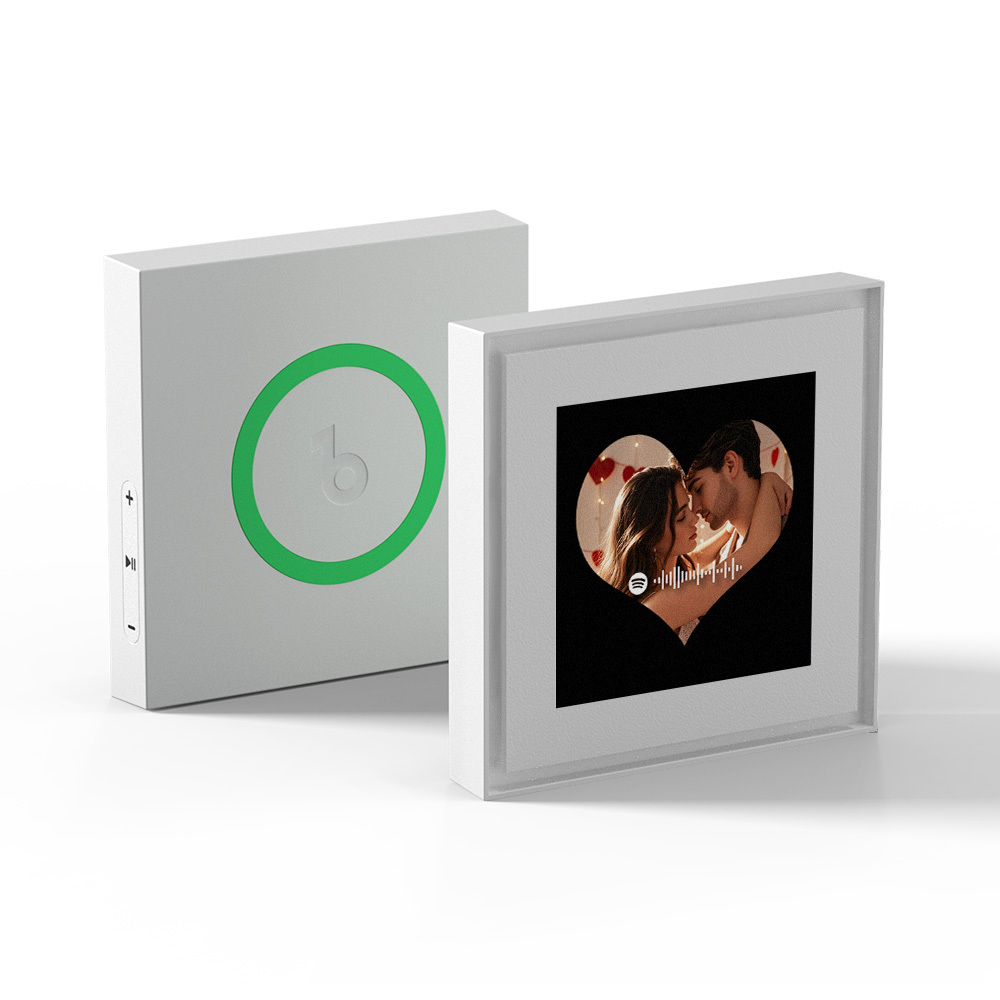 Aimant De Réfrigérateur Personnalisé Avec Musique Et Photos Spotify, Personnalisable Avec 1 À 6 Cadres Et Chansons - Fridgebeatsfr
