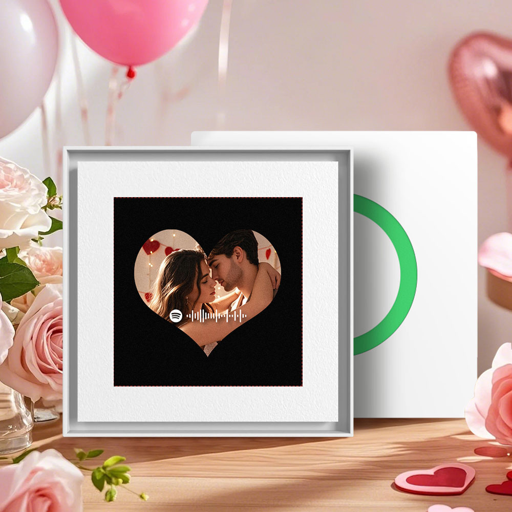 Aimant De Réfrigérateur Personnalisé Avec Musique Et Photos Spotify, Personnalisable Avec 1 À 6 Cadres Et Chansons - Fridgebeatsfr