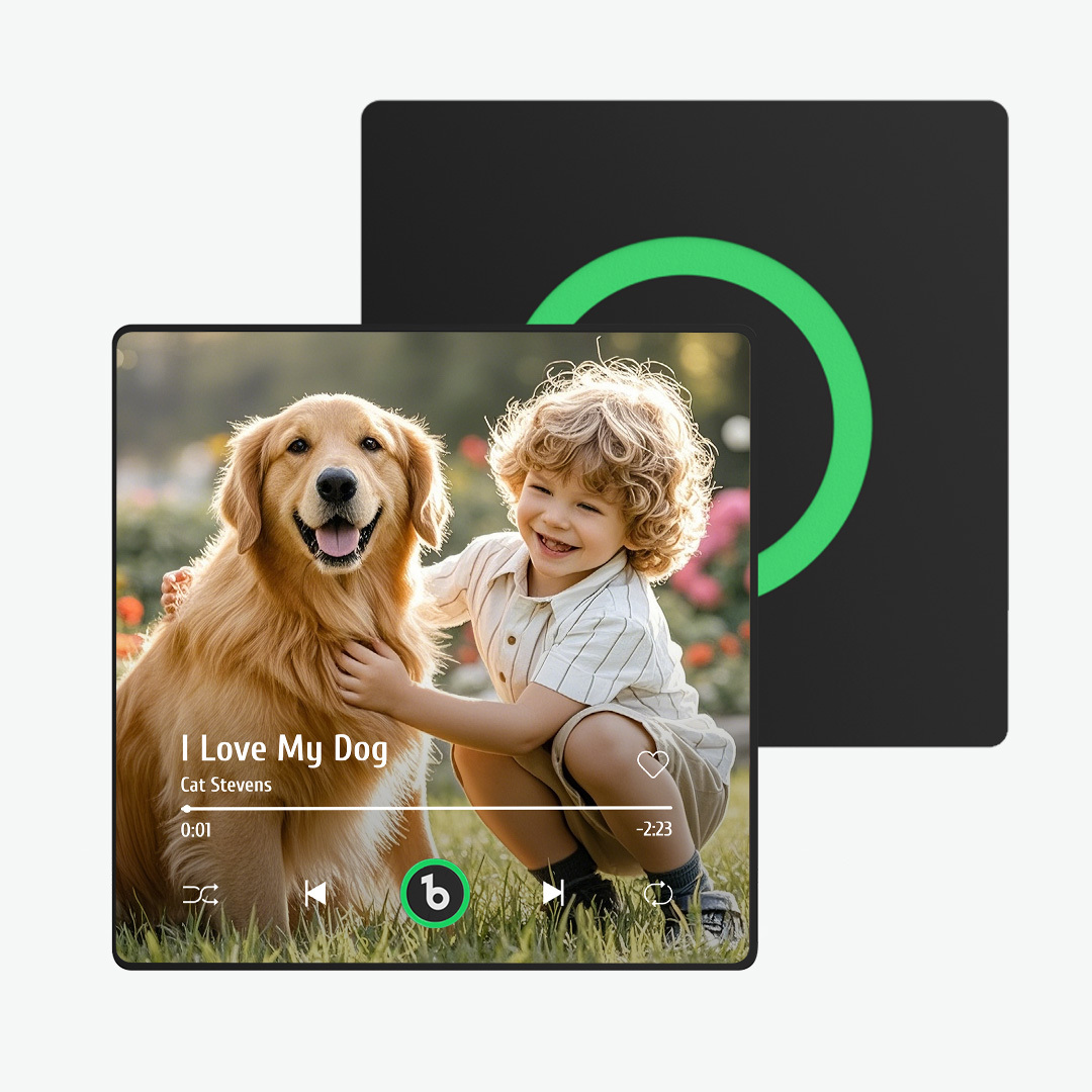 Aimant De Réfrigérateur Personnalisé Avec Musique Et Photo Fridgebeats Pro Prend En Charge La Connectivité Bluetooth - Fridgebeatsfr