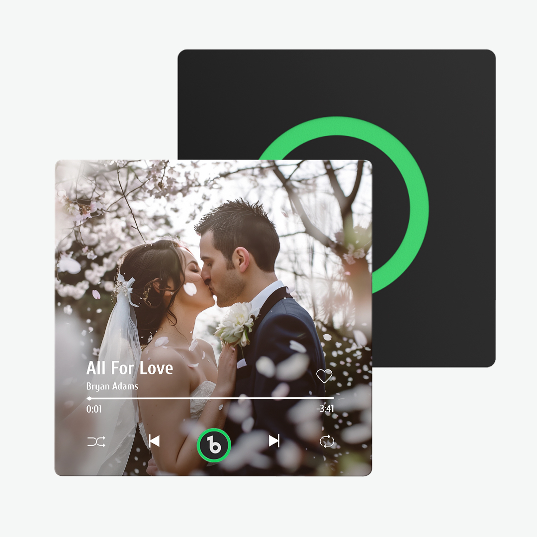 Aimant De Réfrigérateur Personnalisé Avec Musique Et Photo Fridgebeats Pro Prend En Charge La Connectivité Bluetooth - Fridgebeatsfr