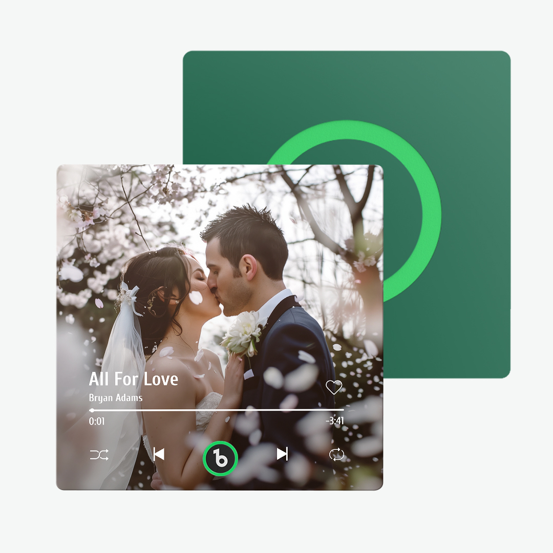 Aimant De Réfrigérateur Personnalisé Avec Musique Et Photo Fridgebeats Pro Prend En Charge La Connectivité Bluetooth - Fridgebeatsfr