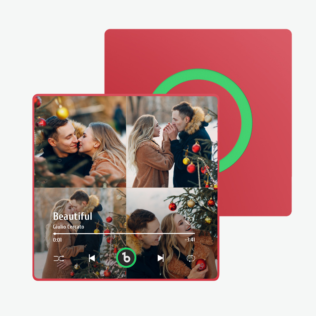 Aimant De Réfrigérateur Personnalisé Avec Musique Et Photo Fridgebeats Pro Prend En Charge La Connectivité Bluetooth - Fridgebeatsfr