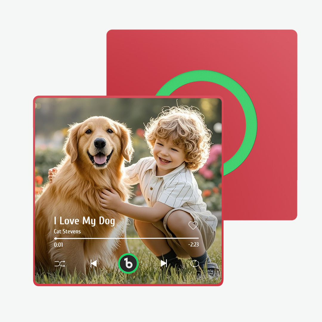 Aimant De Réfrigérateur Personnalisé Avec Musique Et Photo Fridgebeats Pro Prend En Charge La Connectivité Bluetooth - Fridgebeatsfr