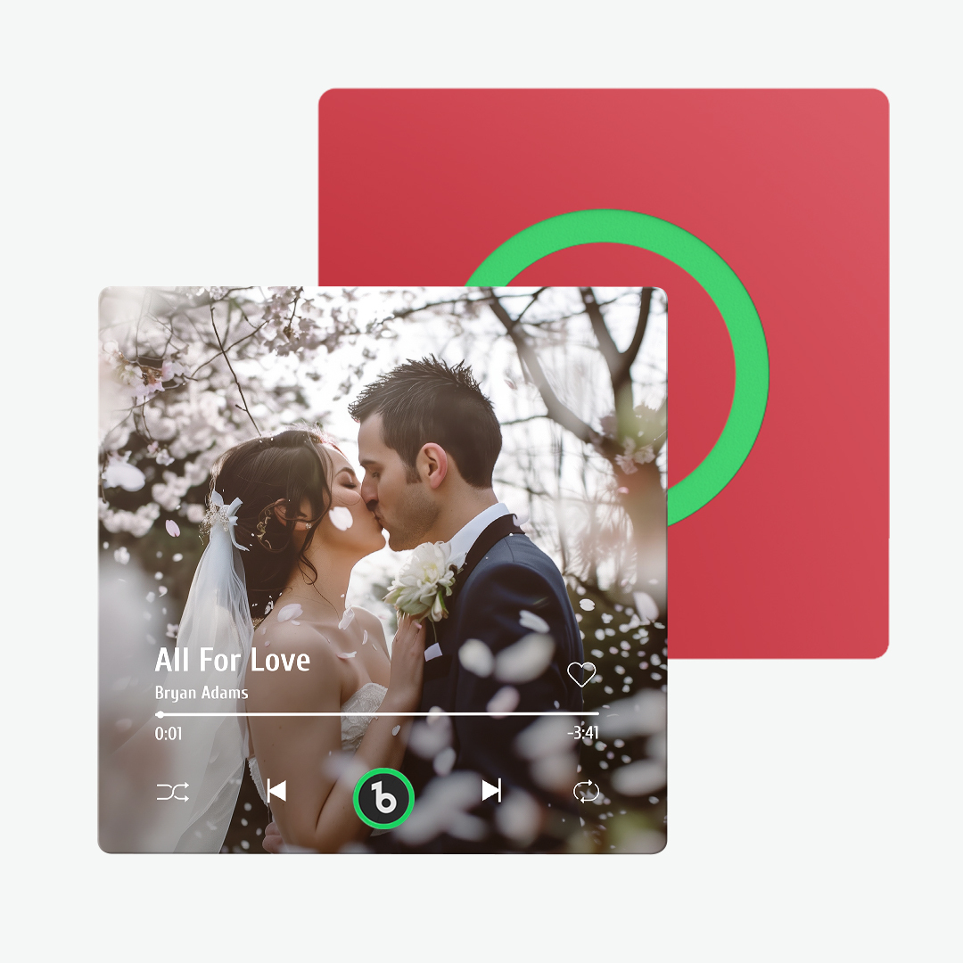 Aimant De Réfrigérateur Personnalisé Avec Musique Et Photo Fridgebeats Pro Prend En Charge La Connectivité Bluetooth - Fridgebeatsfr