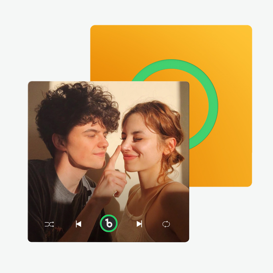L'aimant Personnalisé Pour Réfrigérateur Avec Musique Et Photo Prend En Charge La Connectivité Bluetooth. - Fridgebeatsfr
