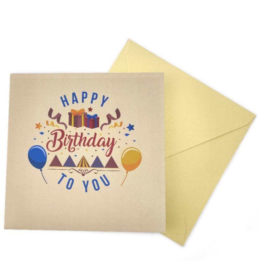 Carte Pop Up D'anniversaire Gâteau Au Chocolat Carte De Voeux Pop Up 3d - Fridgebeatsfr