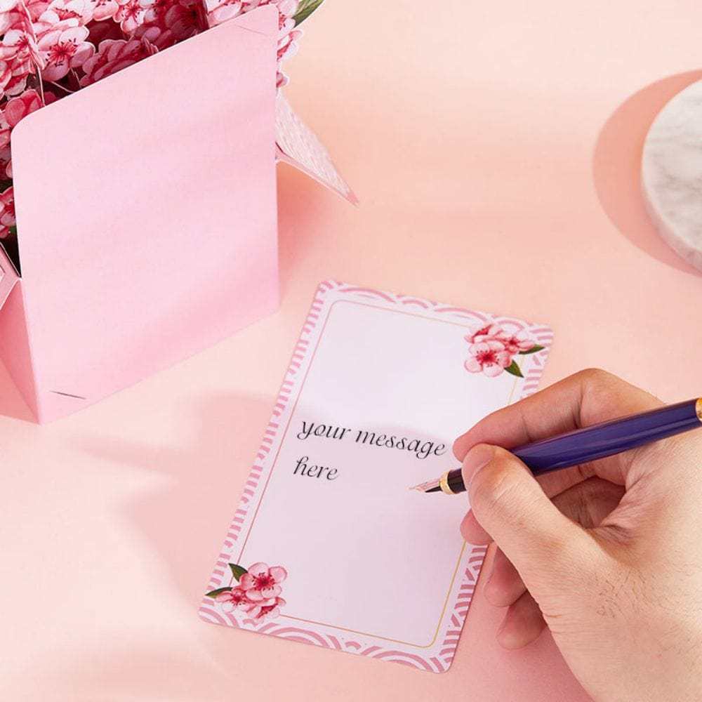 Boîte Pop Up De Fleurs De Cerisier, Carte De Vœux Pop Up 3d - Fridgebeatsfr