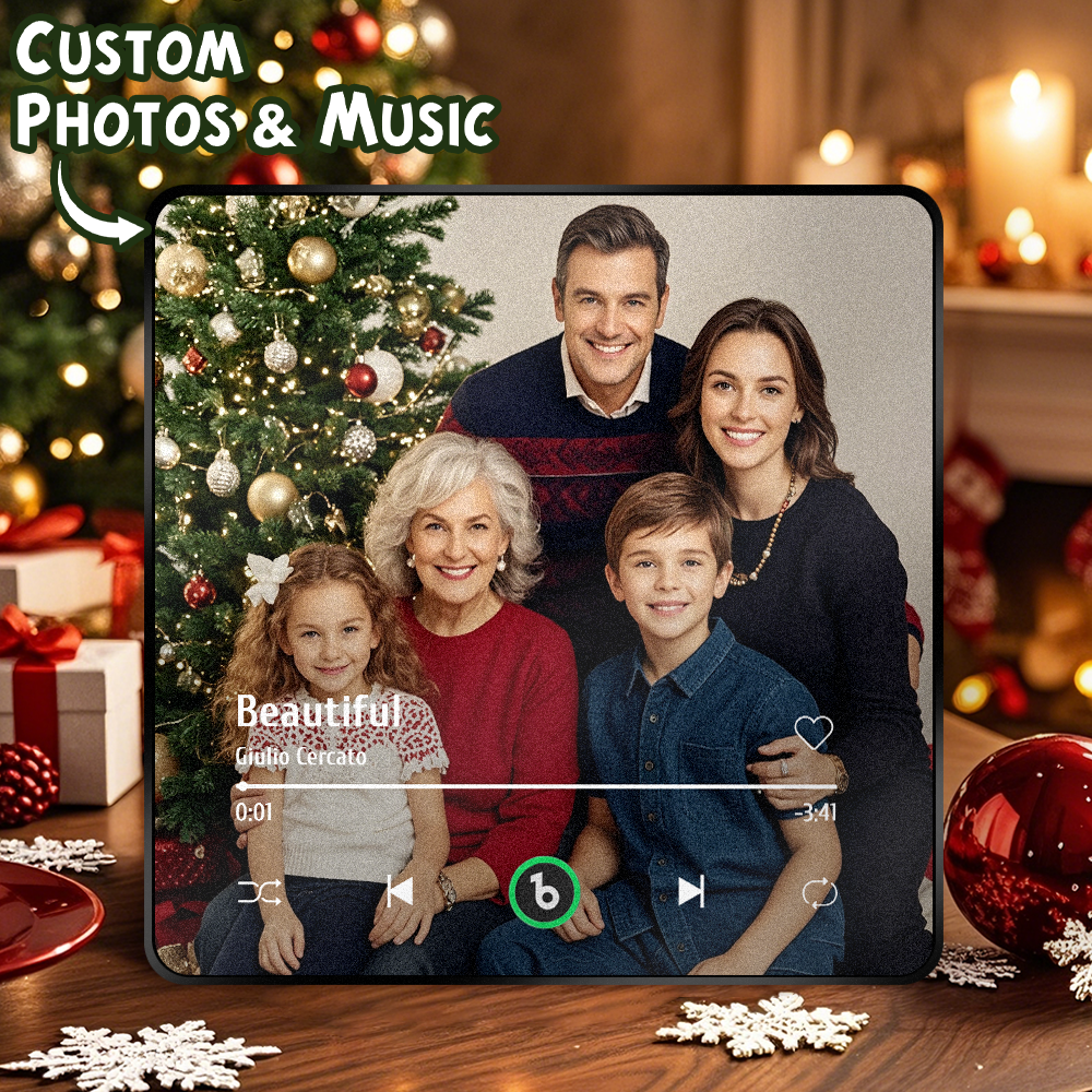 Custom Music And Photo Fridge Magnet Personalized Photo Magnets That Plays Music Gifts for Family
