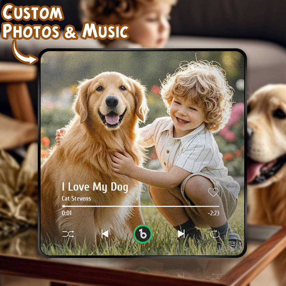 Custom Music And Photo Fridge Magnet Personalized Photo Magnets That Plays Music Birthday Gifts for Kids